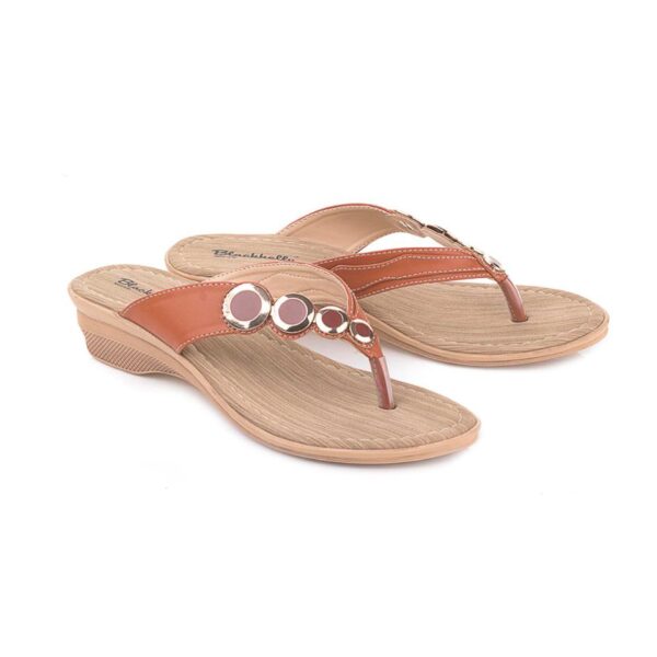 Sandal Flat Wanita   LUD 409 Blackkelly Ori