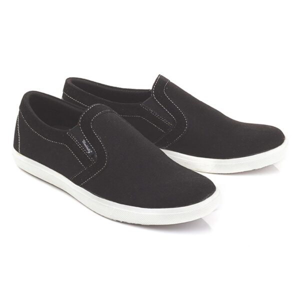 Sepatu Slip on Casual Pria   LNG 547 Blackkelly Ori