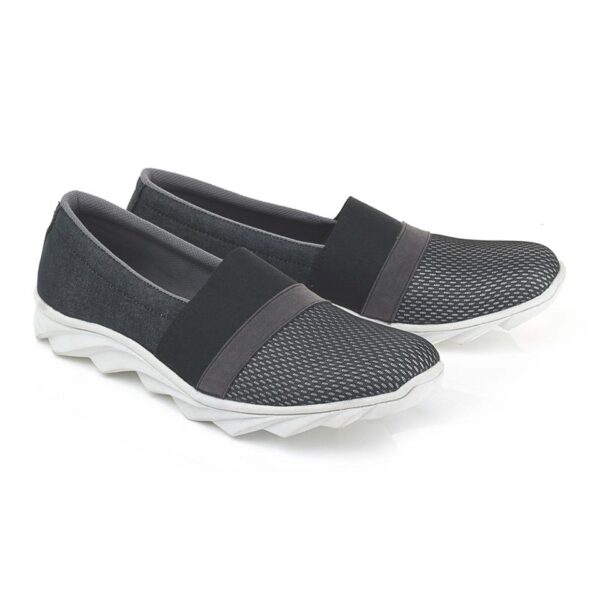 Sepatu Slip on Casual Pria   LDE 220 Blackkelly Ori