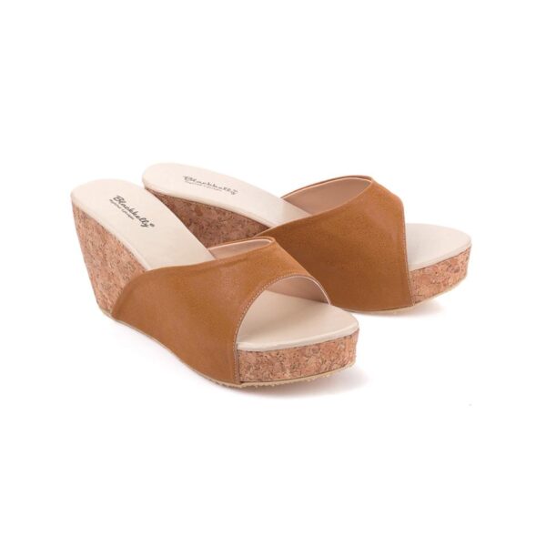 Sandal Wedges Wanita   LPE 495 Blackkelly Ori