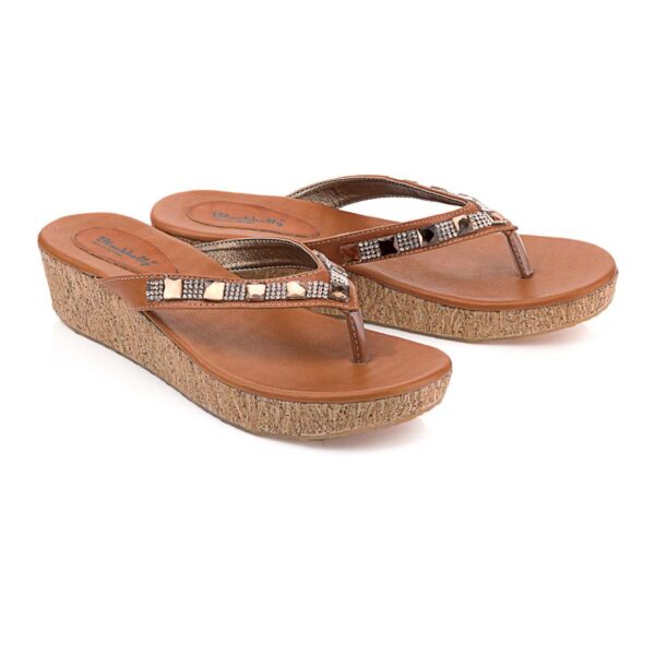 Sandal Wedges Wanita   LFZ 810 Blackkelly Ori