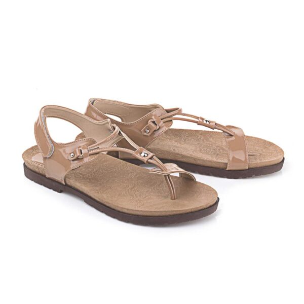 Sandal Flat Wanita   LTE 755 Blackkelly Ori