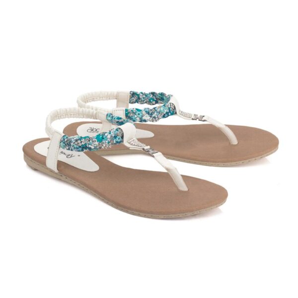 Sandal Flat Wanita   LEP 136 Blackkelly Ori