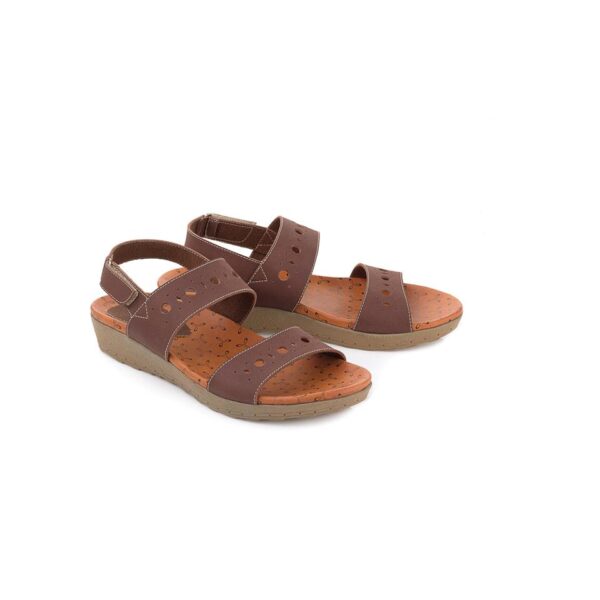 Sandal Casual Wedges Wanita   LLE 367 Blackkelly Ori