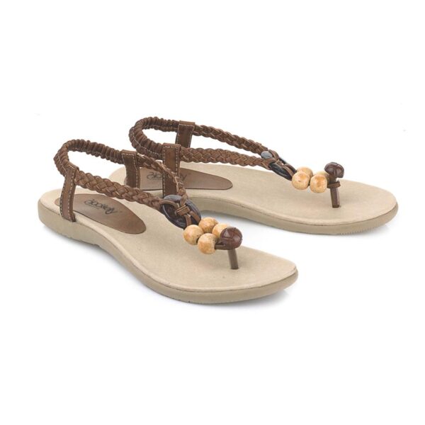 Sandal Flat Wanita   LEP 294 Blackkelly Ori