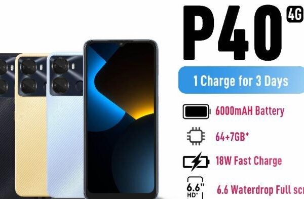 Itel P40 Ram 4GB+3GB Extended Rom 64GB Garansi Resmi