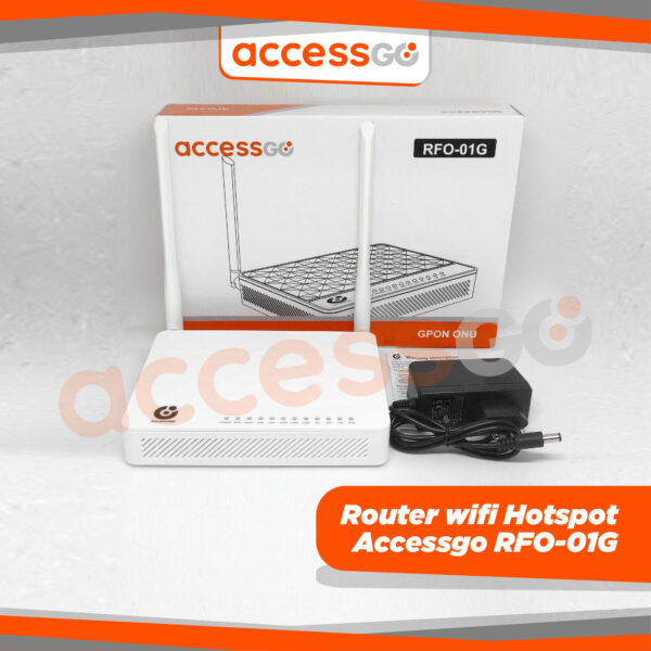 ROUTER WIFI HOTSPOT ACCESSGO RFO 01G ONU GPON 1GE 3FE 1VOIP 2 4G WLAN   BERGARANSI