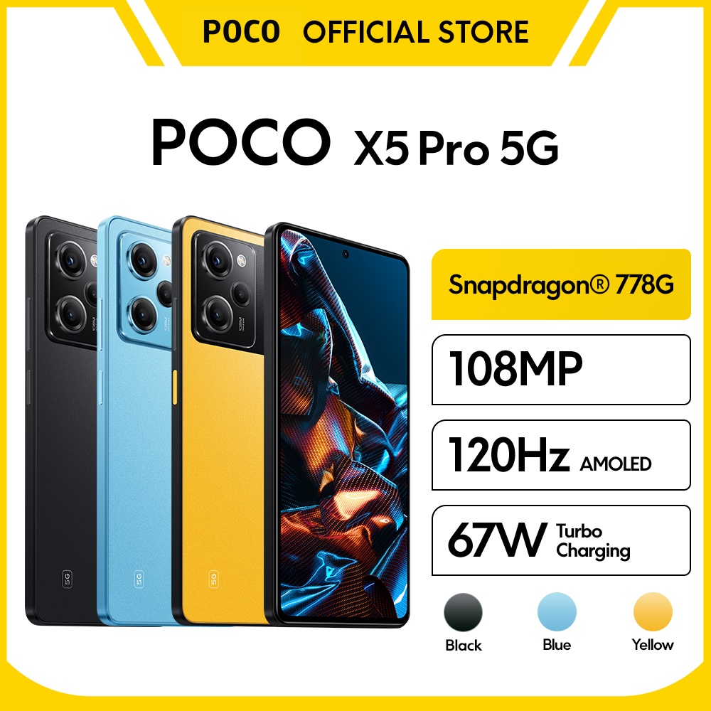 POCO X5 Pro RAM 6GB ROM 128GB – Garansi Resmi – Jualku – Solusi Cerdas  Belanja Anda