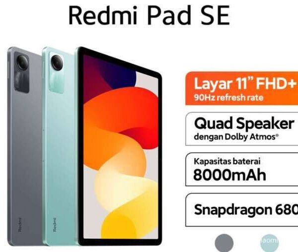 Xiaomi Redmi Pad SE 11'' RAM 4 GB ROM 128 GB   Garansi Resmi