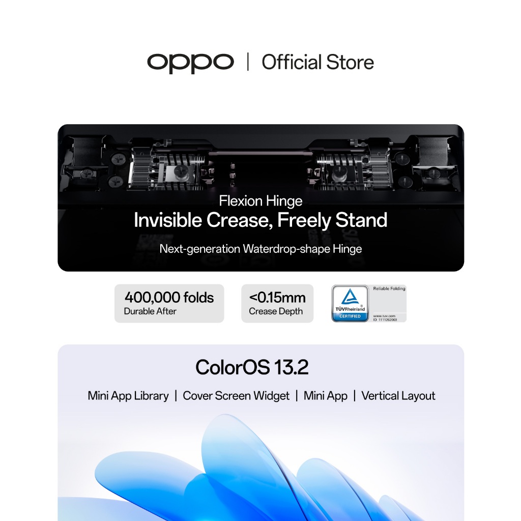 Oppo Find N3 Flip 5G Ram 12GB Rom 256GB Garansi Resmi Image 7