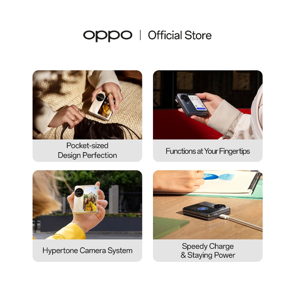 Oppo Find N3 Flip 5G Ram 12GB Rom 256GB Garansi Resmi Image 6