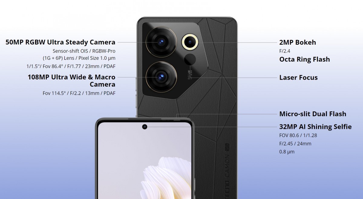 Tecno Camon 20 Premier 5G Ram 8GB Rom 512GB Garansi Resmi Image 4